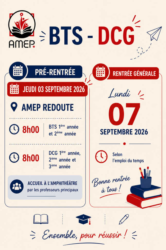 Rentrée BTS – DCG2026